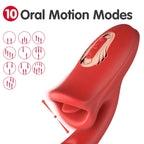 Trinity rabbit : 10 modes de léchage de la langue en silicone