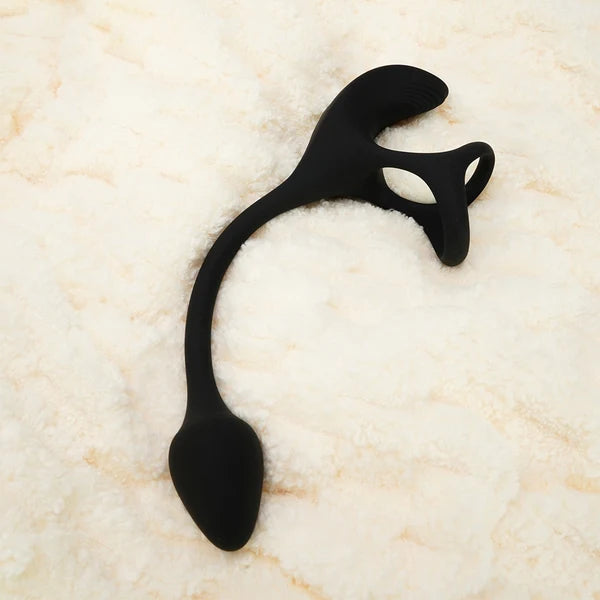 Trident : anneau vibrant rechargeable, stimulation prostate et périnée