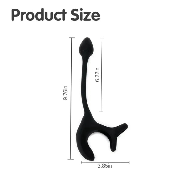 Trident : silicone souple non poreux, finition noire mate