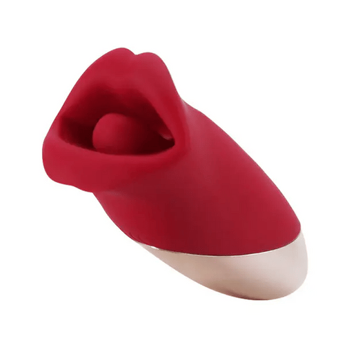 Lips Kiss stimulateur oral à lèvres réalistes rouge et doré