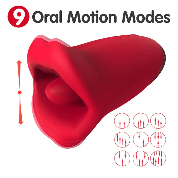 Lips Kiss : 9 modes de léchage par mouvement de langue
