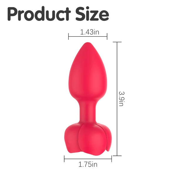 Fire Gem : 10 modes de vibration du plug anal télécommandé