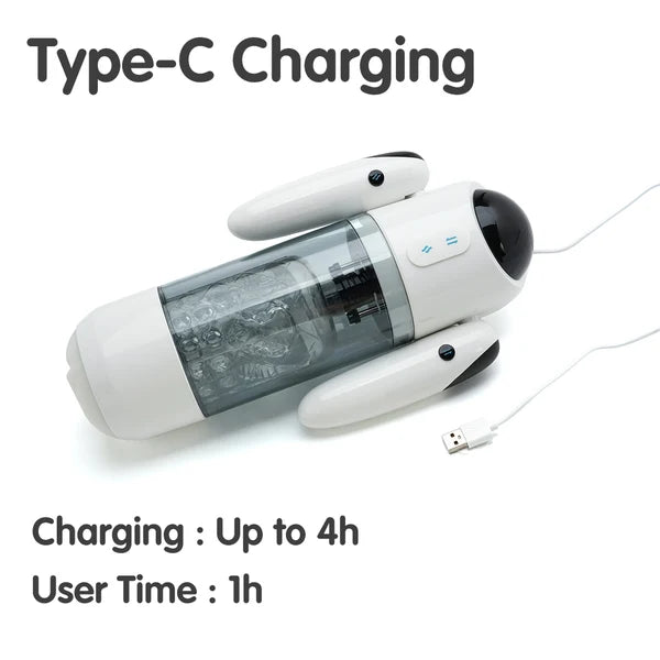 Robot Pro : recharge USB et entretien du manchon démontable