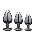 Trio Éclat set de 3 plugs anaux en métal à base bijou